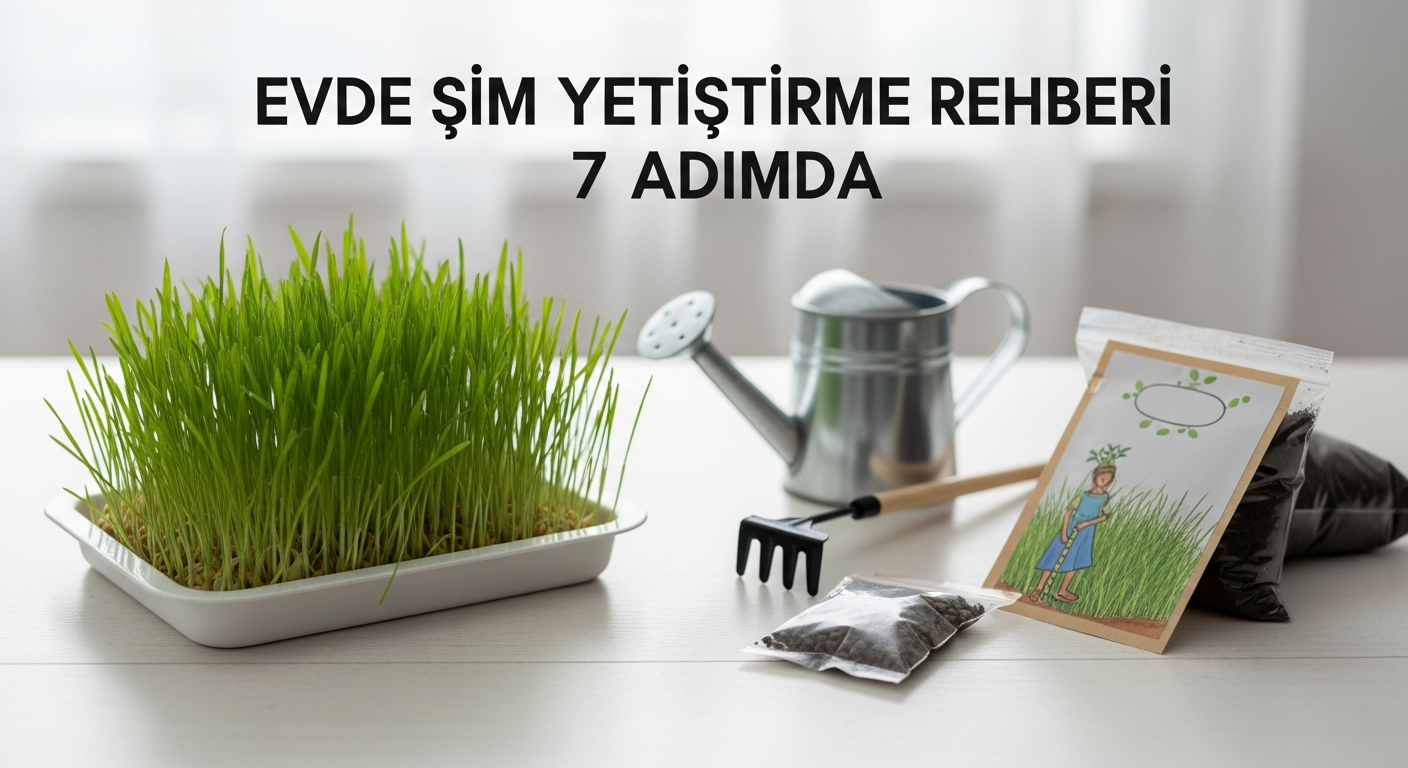 Evde Çim Yetiştirme Rehberi: 7 Adımda Yeşil Bir Köşe Yaratın (2026)