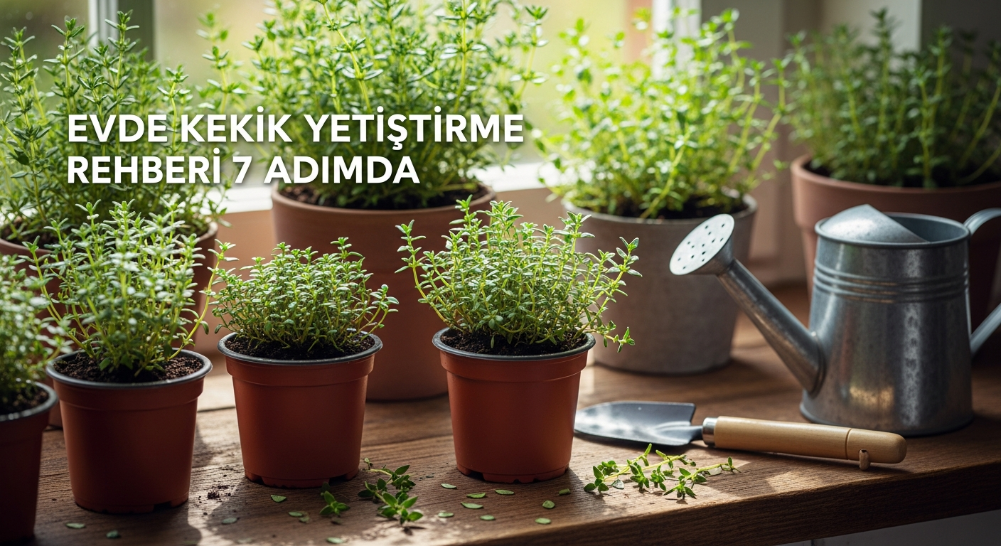 Evde Kekik Yetiştirme Rehberi: 7 Adımda Mis Kokulu Baharatlara